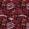 Licensed NCAA University of South Carolina Check Allover Cotton Fabric by the Yard